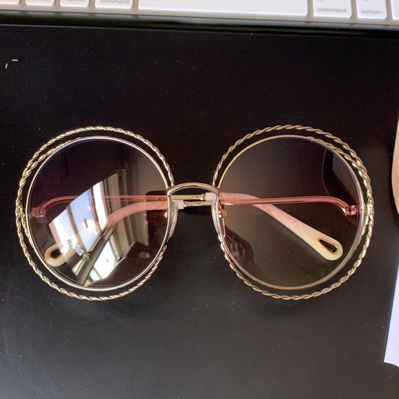 Chloe 58mm Carlina Round Sunglasses-NEW!! main image 10
